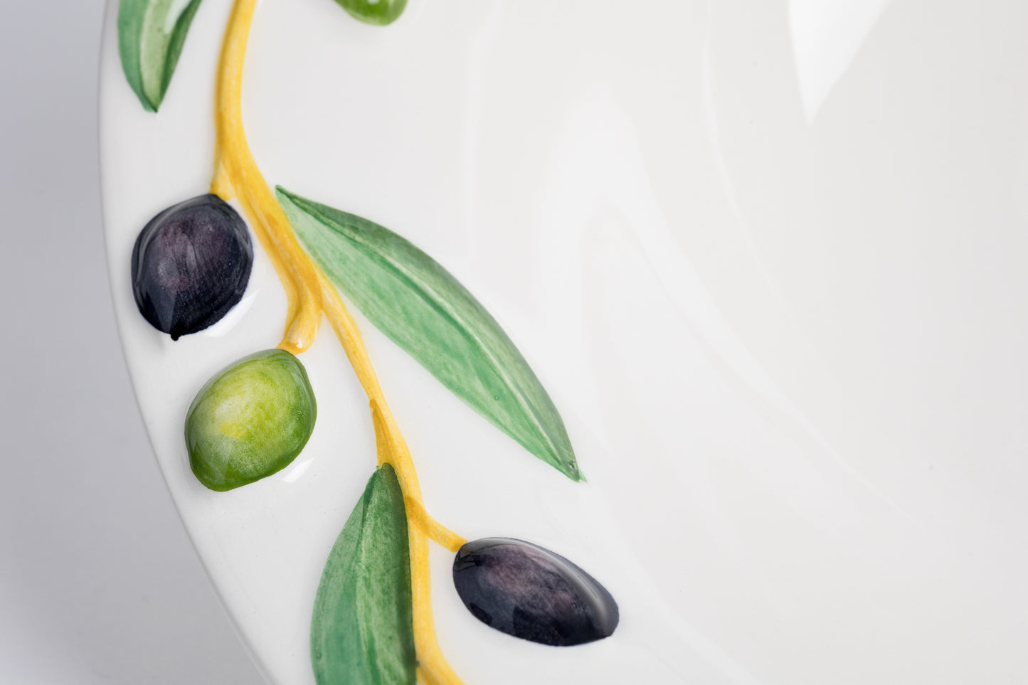 Piatto olive rotondo medio
