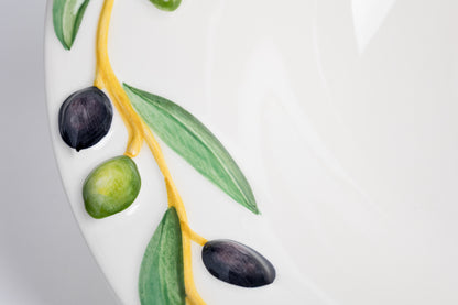 Piatto olive rotondo medio