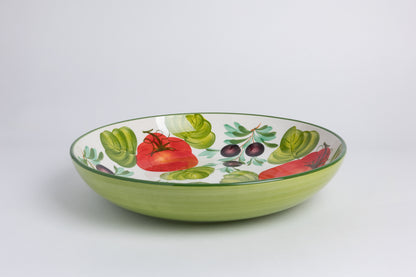 Piatto ovale pomodoro e olive