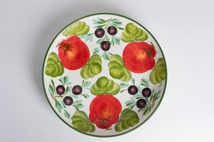 Piatto ovale pomodoro e olive