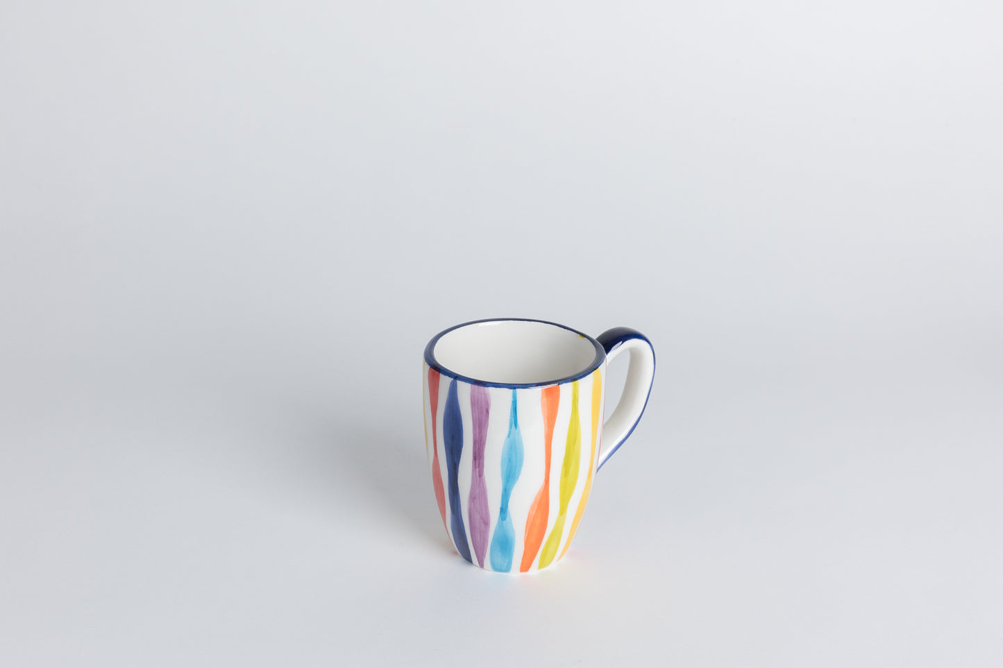 Tazza colorata blu