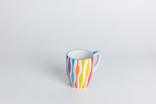 Tazza colorata blu chiaro