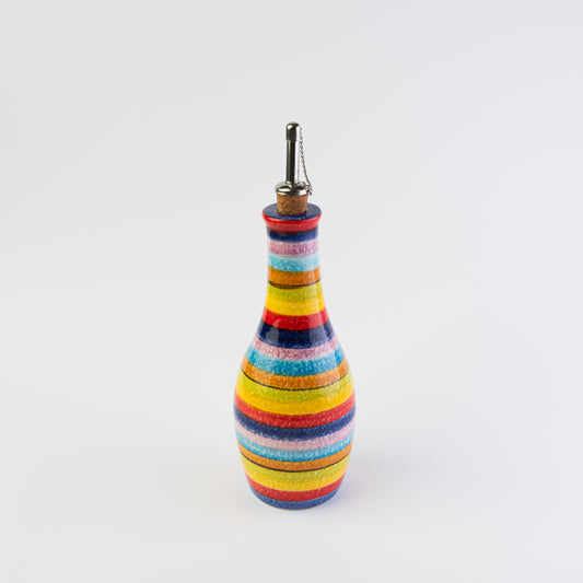 Olio e aceto righe colorate