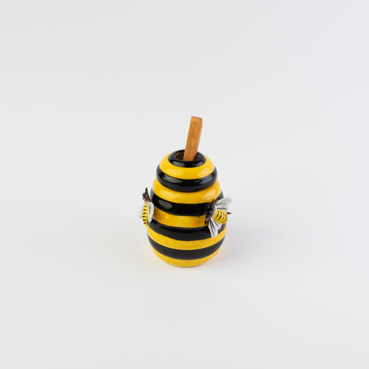 Porta miele nero giallo