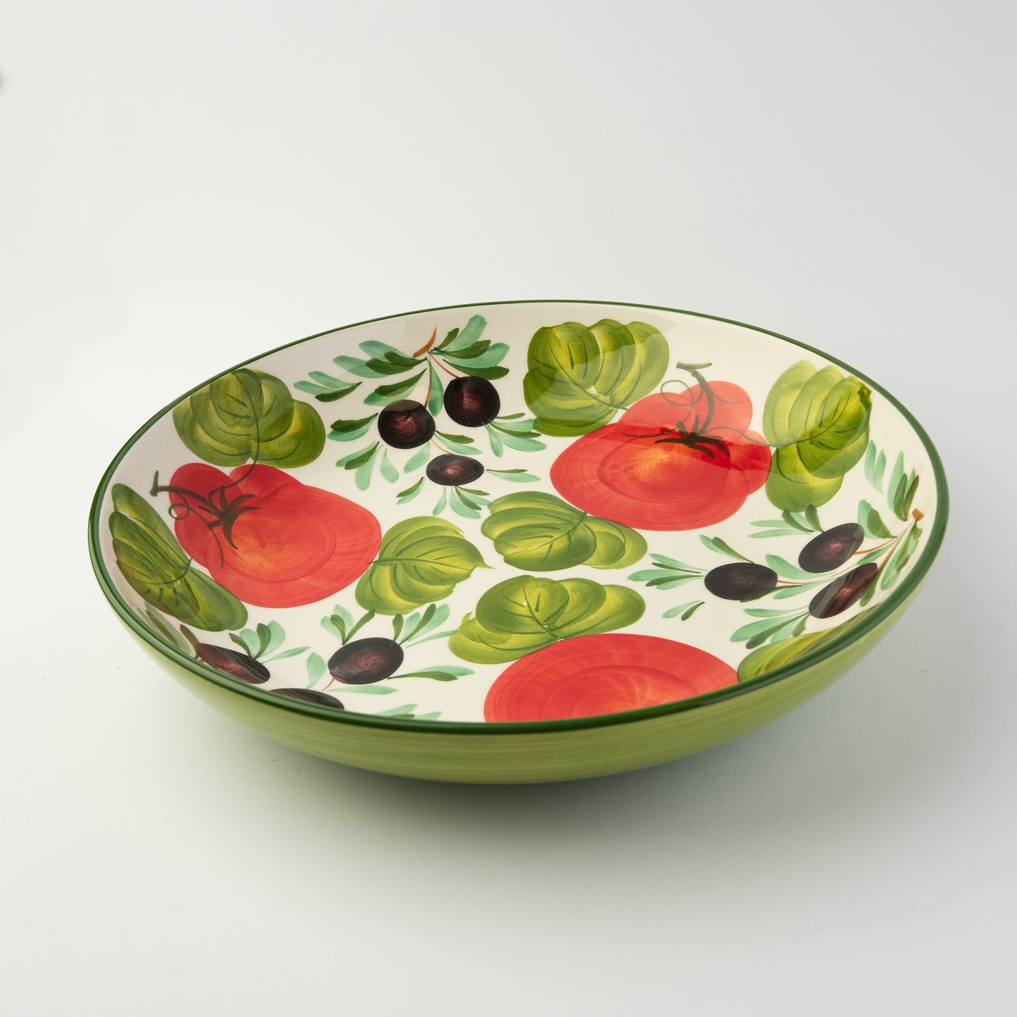 Piatto ovale pomodoro e olive