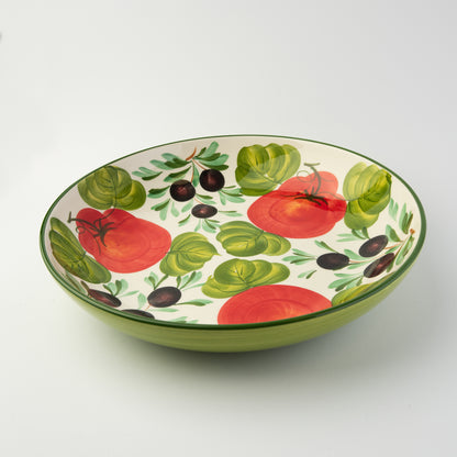 Piatto ovale pomodoro e olive