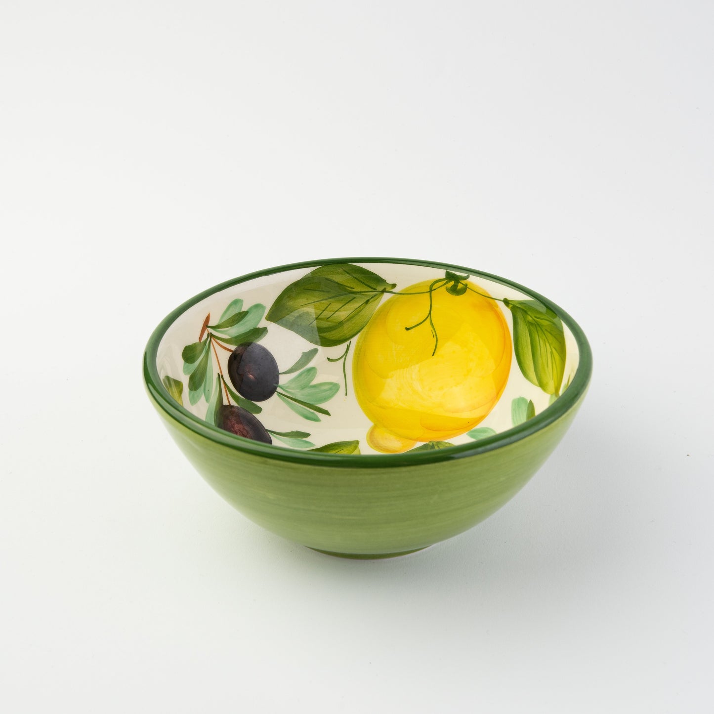 Ciotola limoni e olive profonda piccola