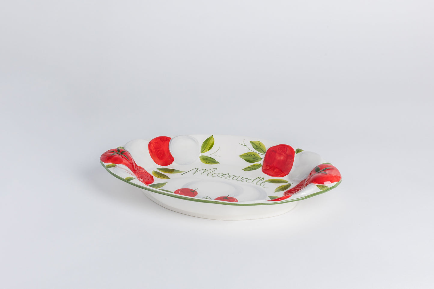Ovaler Pomodoro-Mozzarella tief