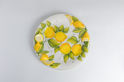 Piatto limoni ondulato piccolo