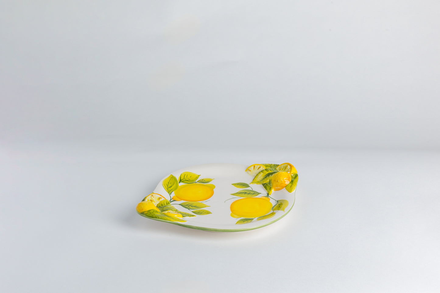 Piatto limoni ondulato piccolo
