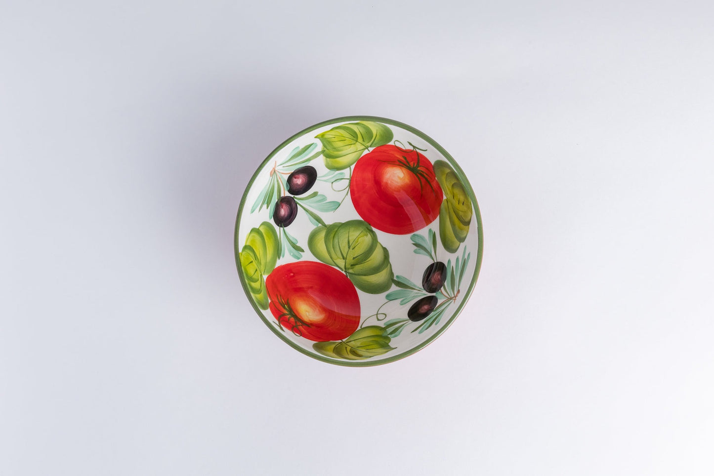 Ciotola pomodoro e oliva rossa piccola