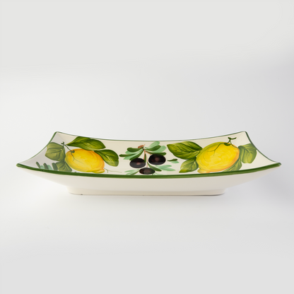 Piatto profondo limoni e olive